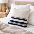 Cushion cover blue white