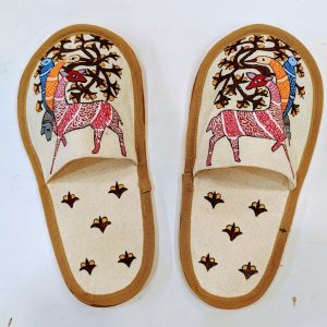Handcrafted Artistic Slip-On Slippers