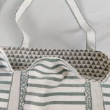 Stripes Tote inside