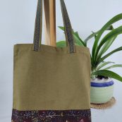 Tote Kalamkari Green