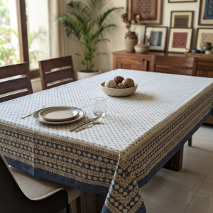 Indigo Cross Table Cover