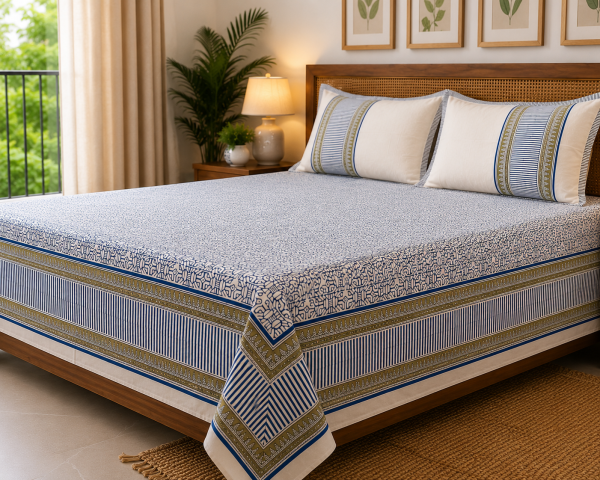 Botanical Retreat with Patterned Bedding Botanical Retreat with Patterned Bedding